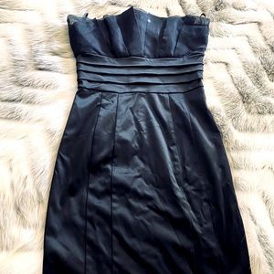 Bebe Strapless Black Cocktail Dress